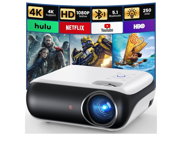 Projector HD 4.4K Lumens Kit