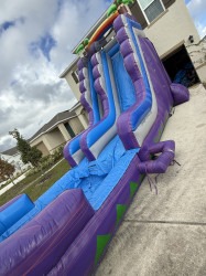 22ft - Purple & Blue Tropical