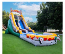 T-Rex 18' Water Slide with Detachable Pool