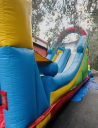 IMG 7438 1767576333 34 FT Waterslide w/ Big Slide & Rockwall