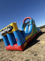 IMG 8055 1771362834 34 FT Waterslide w/ Big Slide & Rockwall