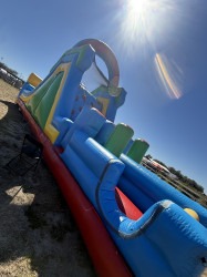 IMG 8058 1771362833 34 FT Waterslide w/ Big Slide & Rockwall